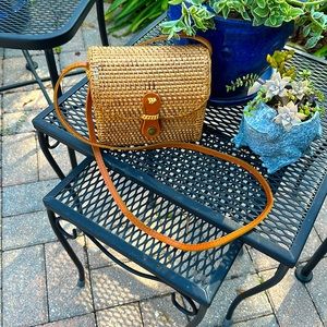 Batu Rattan Purse. Will hold an iPhone 14 pro.